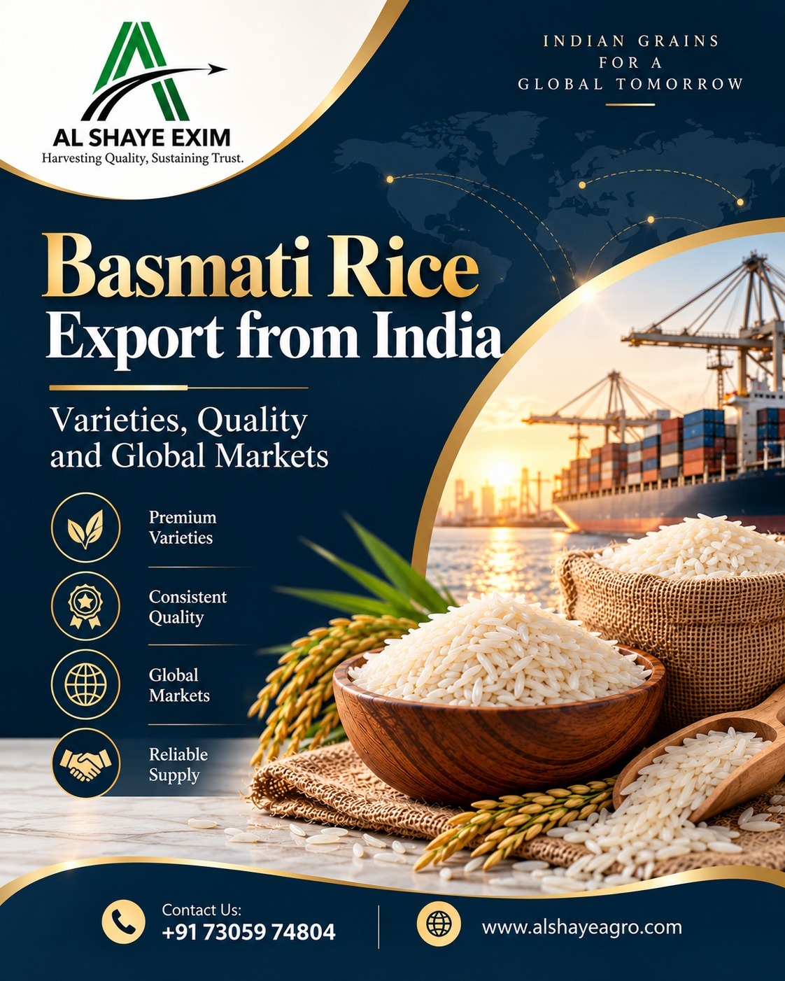 Basmati Rice Export from India: Varieties, Quality and Global Demand